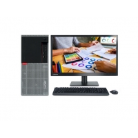 聯(lián)想商用臺(tái)式電腦ThinkCentre E95企業(yè)辦公臺(tái)式電腦稅控主機(jī)串口并口 主機(jī)+21.5英寸高清顯示器 G3930雙核 4G 1TB Win7 定制
