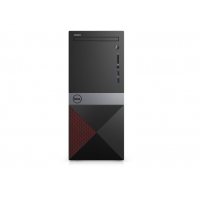 戴爾（DELL） 成就Vostro-13N8R 商務(wù)辦公臺式機主機整機 八代i3-8100處理器 單主機+27英寸顯示器 4G內(nèi)存/1T硬盤/標(biāo)配