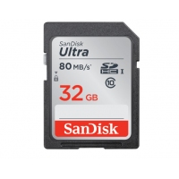 閃迪（SanDisk） SD內(nèi)存卡16G/32G/64G 高速單反相機(jī)卡 攝影機(jī)存儲(chǔ)卡 4K高清拍攝 【SDUNC】80M/s 32G