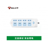 公牛插座GN-610 新國標(biāo)插板接線板插排 電源拖線板3米線