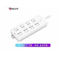 公牛（BULL）GN-217 新國標(biāo)插座/插線板/插排/排插/接線板/拖線板 8位總控全長5米超功率保護