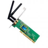 TP-LINK 臺(tái)式機(jī)電腦內(nèi)置PCI-E插口無(wú)線網(wǎng)卡 支持模擬AP接收器 TL-WN851N 單頻300M PCI插口