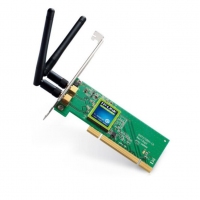 TP-LINK 臺(tái)式機(jī)電腦內(nèi)置PCI-E插口無(wú)線網(wǎng)卡 支持模擬AP接收器 TL-WN851N 單頻300M PCI插口