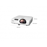 愛(ài)普生（EPSON）CB-530 投影儀 投影機(jī) 商用 辦公 教育 (3200流明 短焦距投影 支持手機(jī)同步 免費(fèi)上門(mén)安裝)