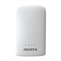 ADATA/威剛 P10050V 10050M毫安充電寶手機(jī)移動(dòng)電源雙USB接口 帶LED照明功能 白色