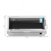得力（deli）DL-690K 針式打印機 發(fā)票/單據(jù)/快遞單打印機（110列平推式）