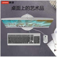 聯(lián)想（Lenovo） AIO 520-22 新款致美一體機(jī)臺(tái)式電腦四核八代家用辦公窄邊框 銀（AIO 520-22?I3-8100?4G?1T?集顯 銀色 23.8）