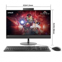 聯(lián)想（Lenovo）AIO 520 致美一體機臺式電腦23.8英寸（A6-9500 4G 1T 集顯 ）黑