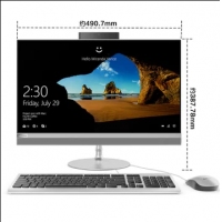 聯(lián)想（Lenovo）AIO 520-22 21.5英寸致美一體機(jī)臺式電腦 家用辦公游戲娛樂 賽揚(yáng)G3930雙核（AIO 520-22 G3930 4G 1T 銀  21.5寸）