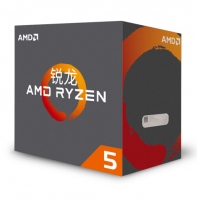 AMD 銳龍 R5-1600 六核12線程銳龍R5臺式機電腦盒裝CPU處理器