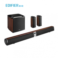 漫步者（EDIFIER）S90 杜比、DTS雙解碼4.1聲道家庭影院 電視音響 音箱 客廳音響 無(wú)線藍(lán)牙回音壁 SOUNDBAR