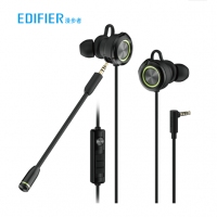漫步者（EDIFIER）HECATE GM450 環(huán)繞立體聲雙動(dòng)圈低音炮震動(dòng) 入耳式手機(jī)電腦游戲耳機(jī)帶線控吃雞耳麥