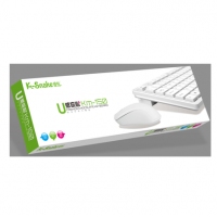蝰蛇KM150 巧克力有線套件（白色） 云南電腦批發(fā)