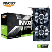 映眾（Inno3D）GeForce GTX 1650 黑金至尊版 4GB/128Bit GDDR5 PCI-E吃雞顯卡/游戲電競臺式機獨立顯卡