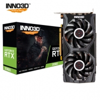映眾（Inno3D）GeForce RTX 2060黑金至尊版 6GB/192Bit GDDR6 PCI-E吃雞顯卡游戲電競臺式機獨立顯卡