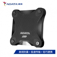 威剛（ADATA）移動硬盤 固態(tài)（PSSD) USB3.1 SD600Q 黑色 960GB