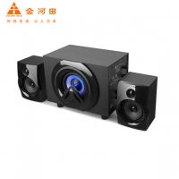 金河田（Golden field）H9 電腦多媒體音箱 有源音響 臺式電腦音響 2.1低音炮音響 吃雞游戲音響