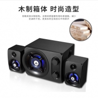 金河田（Golden field） Q30電腦音箱 多媒體藍(lán)牙音響 臺式電腦 筆記本低音炮重低音 Q30 黑色音箱