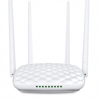騰達(dá)（Tenda）FH456 家用 4天線覆蓋450㎡無線路由器 （可充當(dāng)Wifi信號(hào)放大器 中繼器 穿墻【信號(hào)增強(qiáng)版】450M