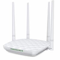 騰達(dá)（Tenda）FH456 家用 4天線覆蓋450㎡無線路由器 （可充當(dāng)Wifi信號(hào)放大器 中繼器 穿墻【信號(hào)增強(qiáng)版】450M