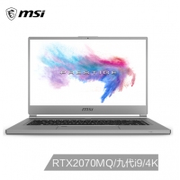 微星(msi)P65新世代 15.6英寸輕薄創(chuàng)意設計筆記本電腦(九代酷睿i9 16G*2 1T SSD RTX2070MQ 4K超清屏 雷電3)（P65 Creator 9SF-479CN）