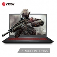 微星(msi)GF75 17.3英寸輕薄游戲筆記本電腦(九代i5-9300H 8G 512G NVMe SSD GTX1650 IPS等級(jí)72%NTSC全面屏)（GF75 Thin 9SC-070CN）