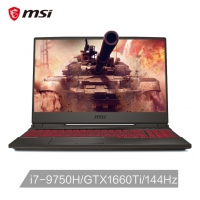 微星(msi)沖鋒坦克Ⅱ GL65 15.6英寸窄邊框游戲本(i7-9750H 8G 512G SSD GTX1660Ti 6G獨(dú)顯 賽睿 144Hz)（GL65 9SD-205CN）