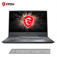 微星(msi)GP65 15.6英寸游戲筆記本電腦(九代i7-9750H 8G*2 512G NVMe SSD GTX1660Ti144Hz電競(jìng)?cè)嫫?賽睿）（GP65 Leopard 9SD-208CN）