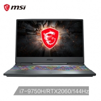 微星(msi)GP65 15.6英寸游戲筆記本電腦(九代i7-9750H 8G 512G NVMe SSD RTX2060 144Hz電競?cè)嫫?賽睿RGB）（GP65 Leopard 9SE-207CN）