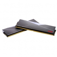 威剛XPG D50 16G（8G*2） DDR4 3600 臺(tái)式內(nèi)存條RGB燈條（灰）