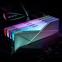 威剛XPG D50 16G（8G*2） DDR4 3600 臺(tái)式內(nèi)存條RGB燈條（灰）