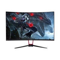 東星U8 27寸R1800曲面無邊框 HDMI+VGA RGB炫光電競風(fēng) 高清液晶顯示器 