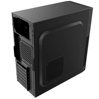 aigo愛國者C20 黑色機箱 ATX臺式家用電腦機箱 臺式主機機箱