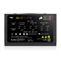 愛國者（aigo） 額定400W 黑暗騎士550DK 臺式機電腦電源（主動式PFC/寬幅節(jié)能溫控/三年質(zhì)保）