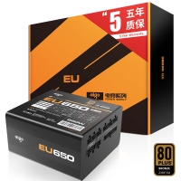 愛國者（aigo）額定650W 電競EU650全模組電源(80Plus銅牌認(rèn)證/五年質(zhì)保/靜音穩(wěn)定/主動式PFC）