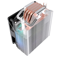 aigo愛國者冰鋒400V PRO 風(fēng)扇CPU散熱器RGB炫彩電腦臺(tái)式機(jī)靜音多平臺(tái)散熱器