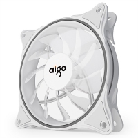 愛國者（aigo）冰魄彩虹V1 白色機(jī)箱風(fēng)扇12cm臺(tái)式機(jī)電腦機(jī)箱風(fēng)扇（支持大4P串聯(lián)接口/減震腳墊）