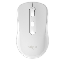 (aigo)愛國者M(jìn)21 白色靜音鼠標(biāo) 帶DPI切換筆記本臺(tái)式機(jī)鼠標(biāo)