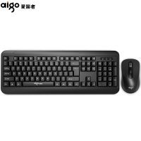 愛國者(aigo）MK1802 無線鍵鼠套裝 臺式電腦筆記本辦公家用鍵鼠套裝