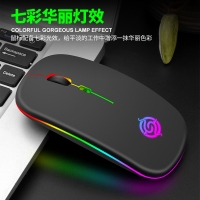 蝰蛇BM110 金色 2.4G版無線充電游戲鼠標(biāo)臺式筆記本電腦辦公發(fā)光靜音鼠標(biāo)