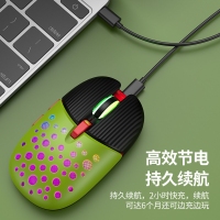 蝰蛇BM900 藍色 無線鼠標可充電發(fā)光創(chuàng)意辦公商務游戲鼠標