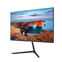 東星S245 24寸 IPS硬屏無邊框V型底座黑色顯示器 VGA+HDM