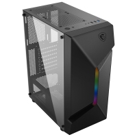 新品微星(MSI)PAG SHIELD 100L 龍菱側(cè)透 黑色游戲辦公臺式電腦主機atx機箱