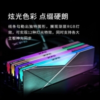 威剛龍耀DT50 32G-4133(16GX2)RGB燈條 DDR4 鈦灰