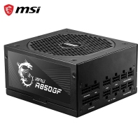 微星 MSI MPG A850GF 額定850W全模組電腦電源80PLUS金牌/支持RTX30系列顯卡/全日系電容