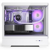 愛(ài)國(guó)者（aigo）星璨 嵐 白色 游戲電腦主機(jī)箱 支持360水冷/M-ATX主板//四面快拆/270°海景房
