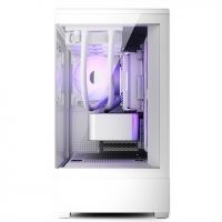 愛(ài)國(guó)者（aigo）星璨 嵐 白色 游戲電腦主機(jī)箱 支持360水冷/M-ATX主板//四面快拆/270°海景房