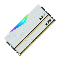 威剛XPG D50 16G（8G*2） DDR4 3600 臺式內存條RGB燈條（白）