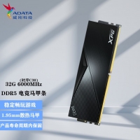 威剛（ADATA）XPG DDR5游戲電競(jìng)電腦超頻內(nèi)存 32G 6000  黑色內(nèi)存條 高效提速 暢玩游戲