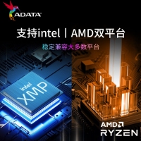 威剛(ADATA) XPG 龍耀D35G 16G 3200 RGB酷黑燈條 DDR4 臺式機內存條